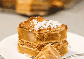 Яблучний пиріг без випічки "Александрія" - рецепт з покроковим фото