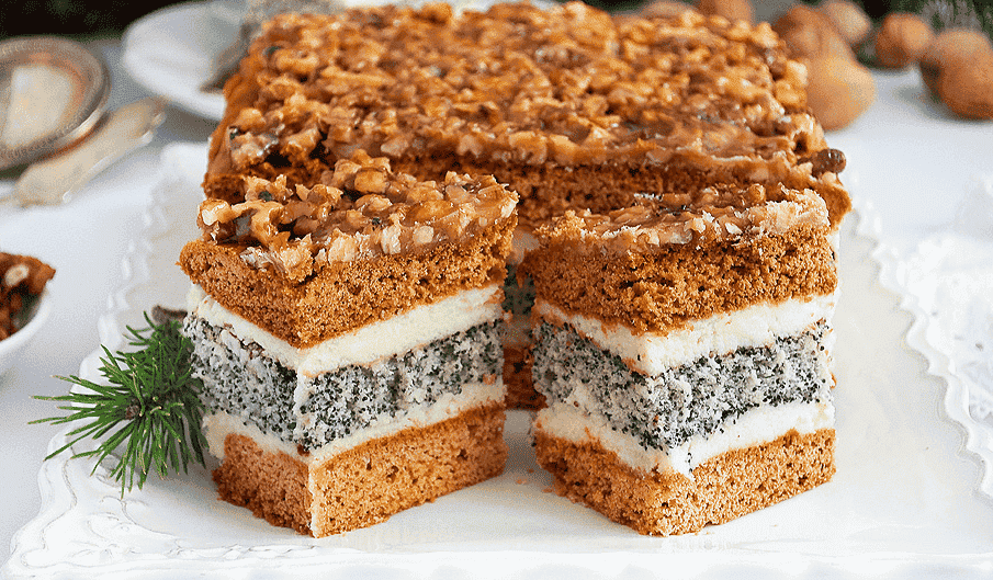 Торт "Лускунчик" з маком - дуже смачний рецепт приготування