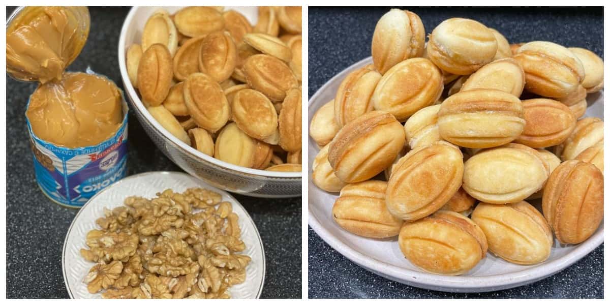 Рецепт горішків із вареним згущеним молоком "Родом із дитинства"