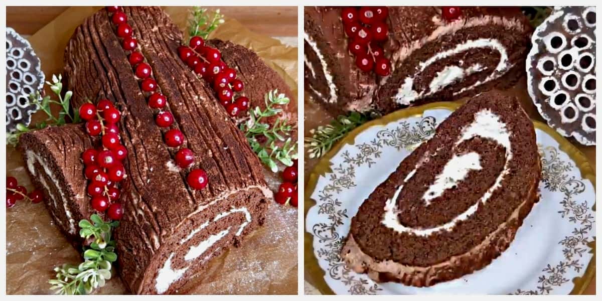 Шоколадний рулет "Поліно" - покроковий рецепт приготування