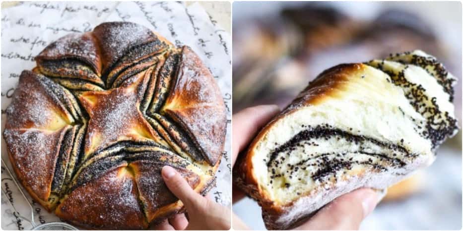 Пиріг-булочки з маком - покроковий рецепт приготування