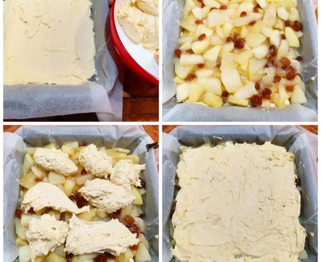 Яблучний пиріг, в якому багато начинки - покроковий рецепт