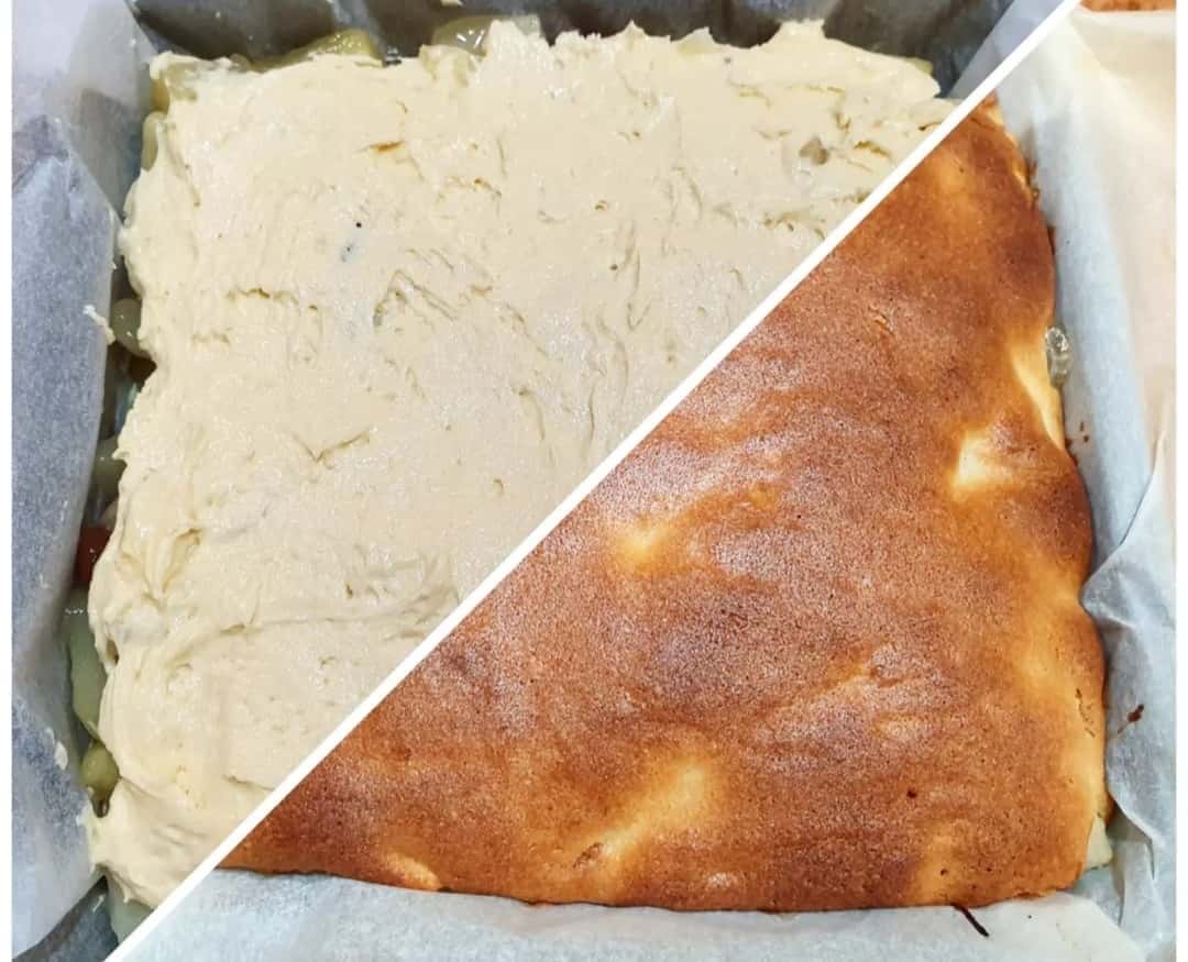 Яблучний пиріг, в якому багато начинки - покроковий рецепт