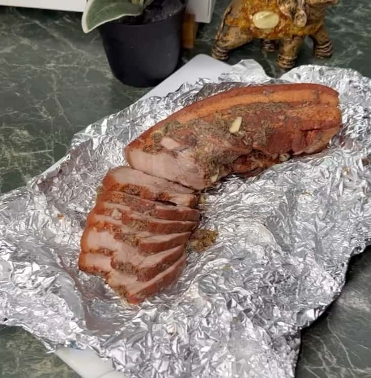 Домашня буженина та грудинка, як копчена - рецепт приготування без коптіння. Смакота неймовірна