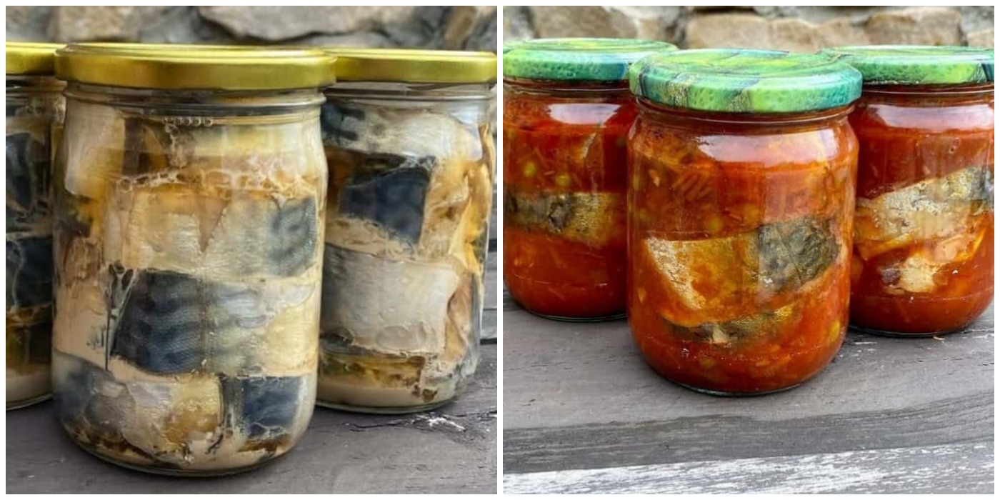 Скумбрія в томаті з овочами та скумбрія в олії - 2 дуже смачних рецепти риби в автоклаві