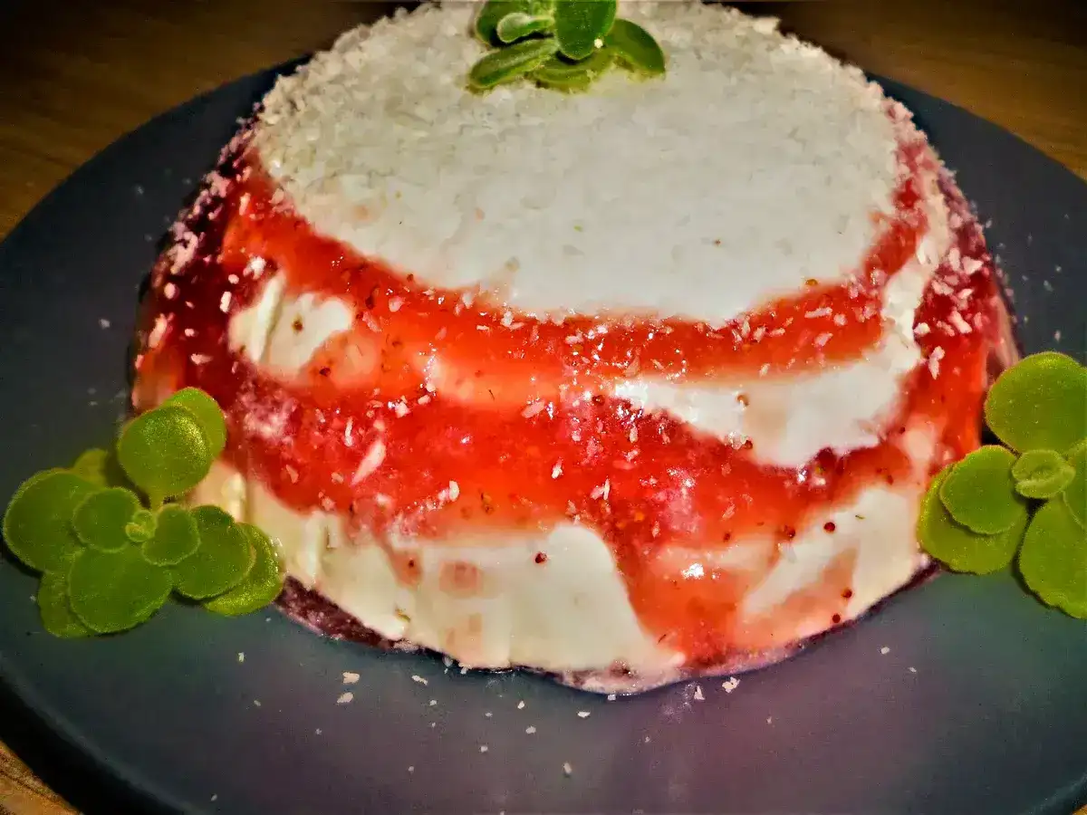 Желейний десерт "Зебра" з будь-яких ягід та сиру: готується дуже просто