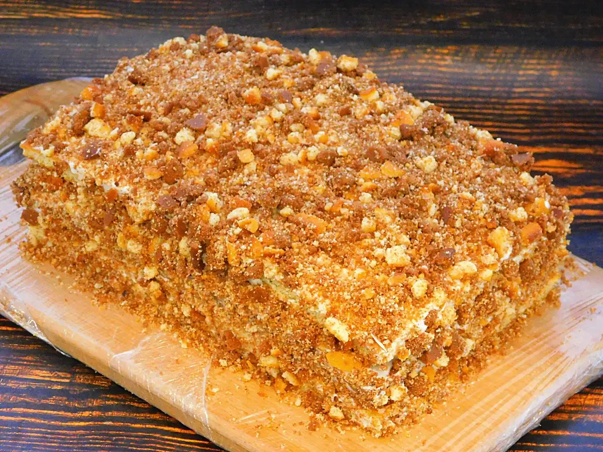 Торт швидкого приготування на згущеному молоці - дуже смачно