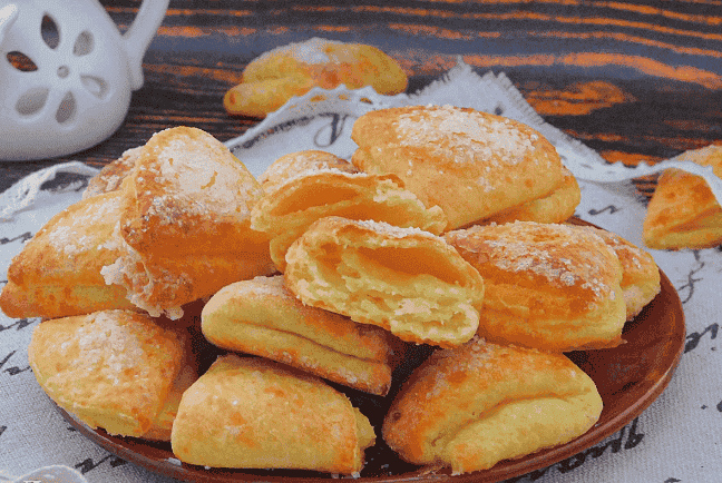 Сирне печиво "Гусячі лапки": м'яке всередині, з хрумкою солодкою скоринкою