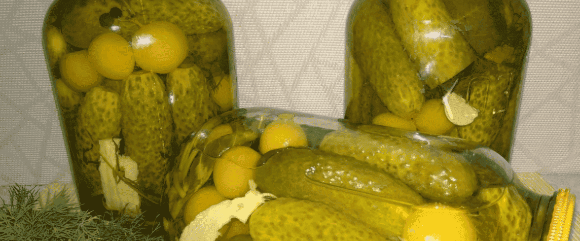Мариновані огірки з аличею на зиму: смачний рецепт перевірений роками (без оцту і без стерилізації)