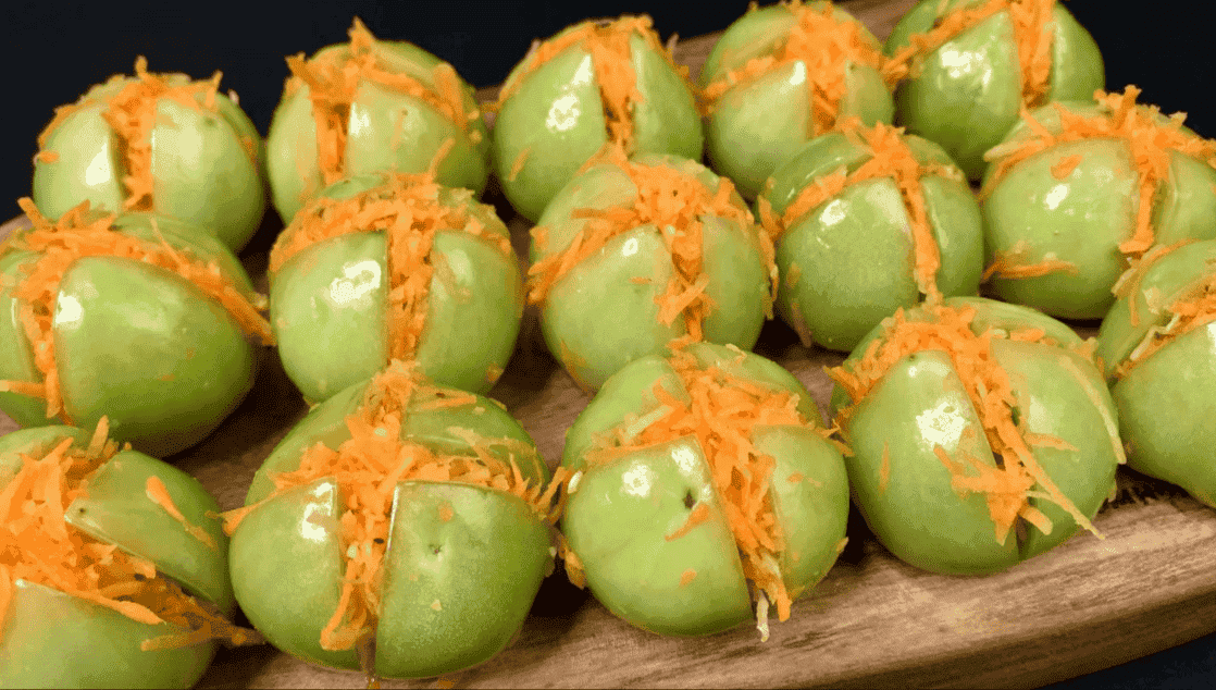 Фаршировані зелені помідори на зиму: дуже смачна заготовка, і помідори і начинка - відмінні, готується просто і зберігається без підвалу