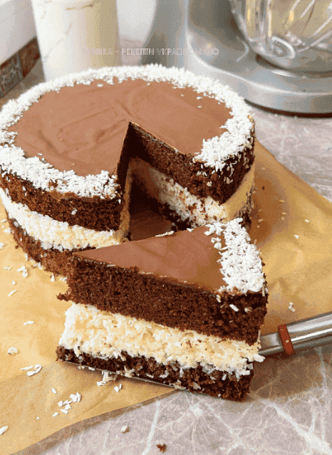 Готуємо неймовірно смачний торт "Баунті": рецепт не складний, а в результаті маємо дійсно райську насолоду, торт ароматний і просто тане в роті