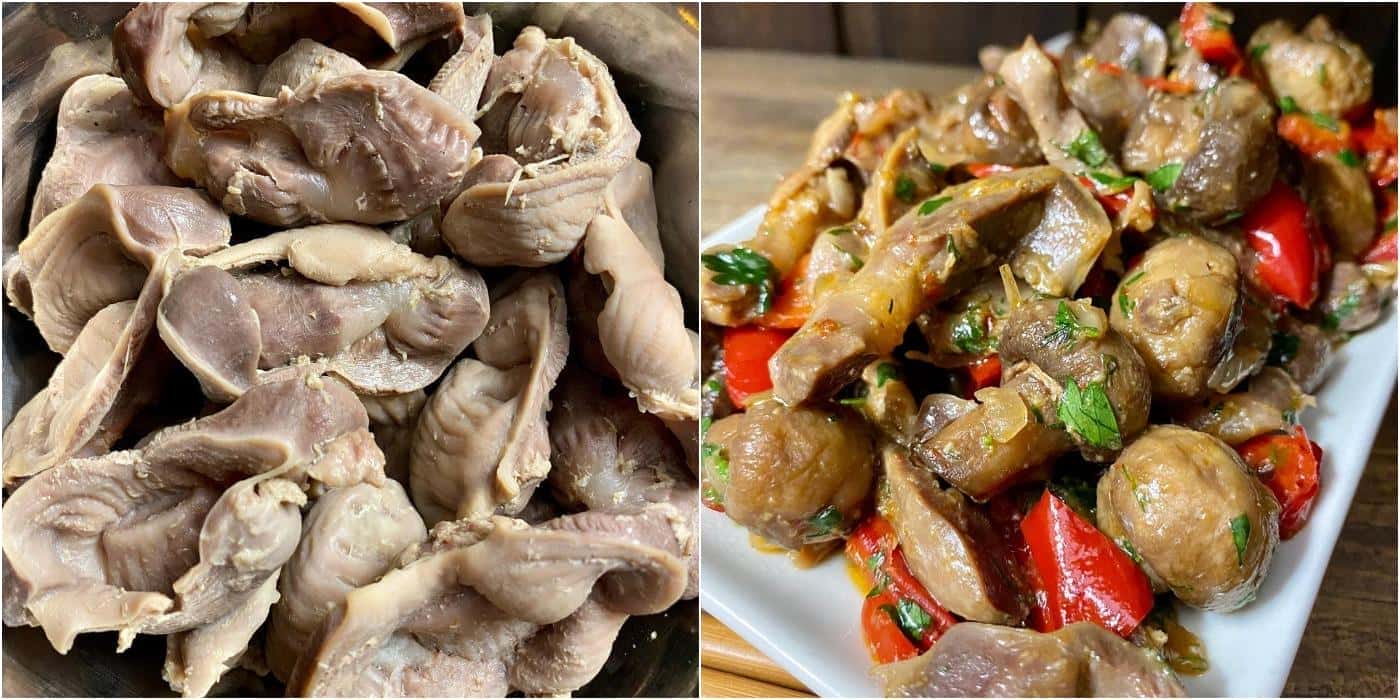 Показую, як я готую курячі шлуночки з перцем і печерицями: неймовірно смачно і ситно виходить, а готується дуже просто і легко