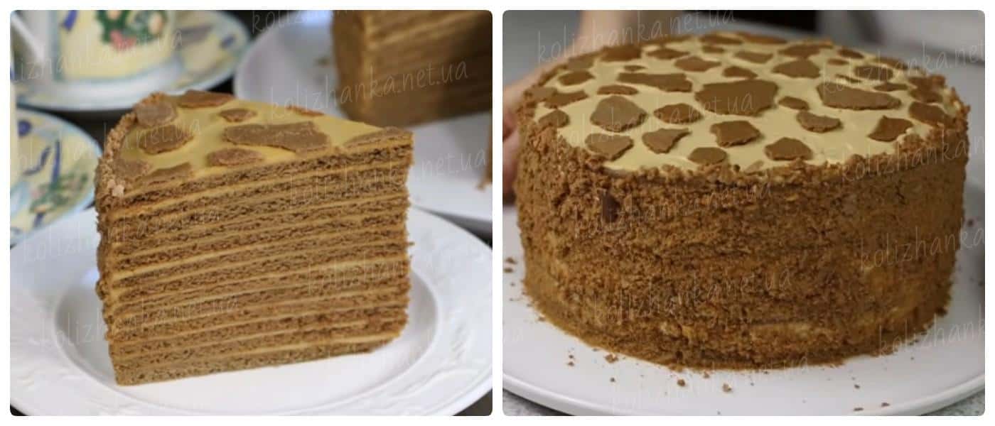 Домашній медовий торт «Корівка»: простий та неймовірно смачний торт, який повинен бути у вас у записничку