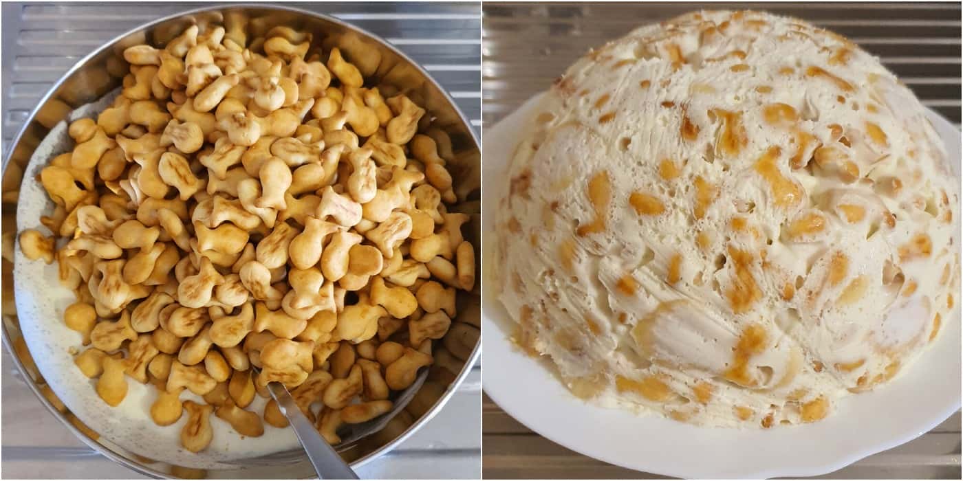 Швидкий "Торт сметанник" з крекеру "рибки" лише з 4-х інгредієнтів: без випічки і без желатину, дуже швидко і смачно