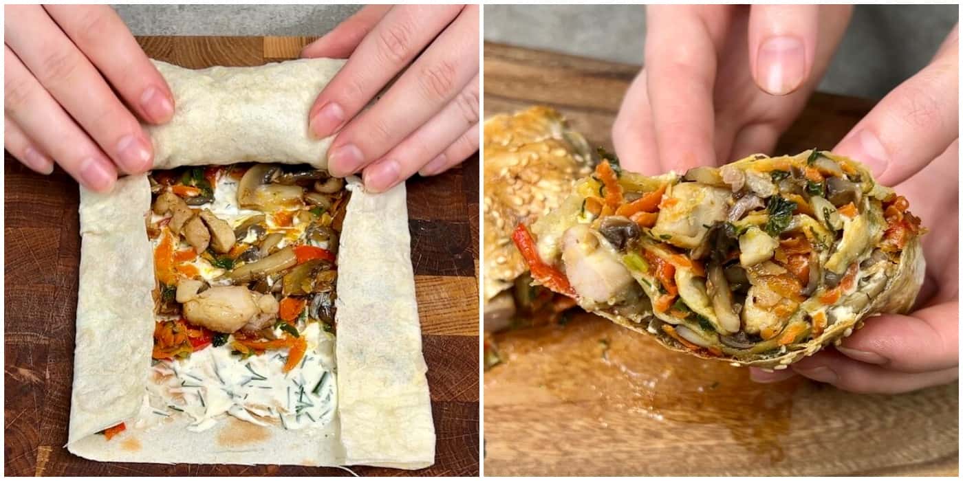 Такі рулетики з лаваша я навіть на святковий стіл подаю: проста, вдала і дуже смачна начинка (і ніякого сиру всередині)