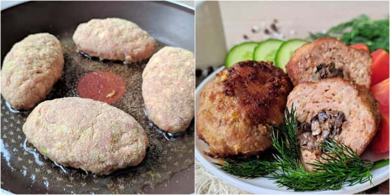 myasni zrazy z hrybamy