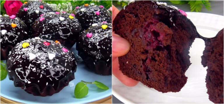 shokoladni keksy z vyshneyu