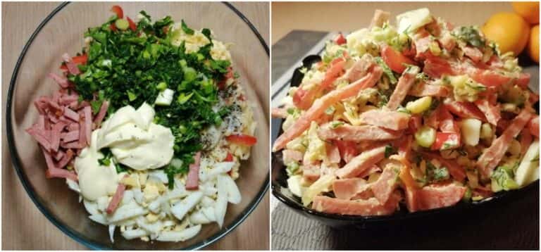 shvydkyy salat z kovbasoyu