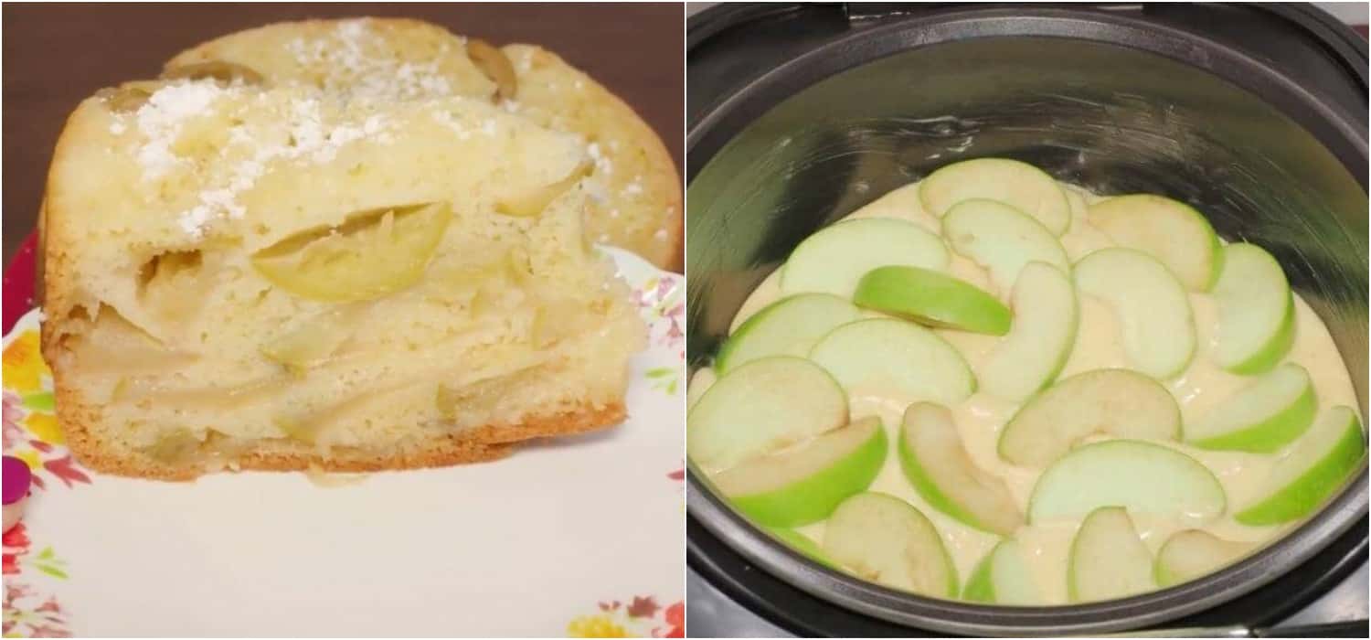 Смачна шарлотка з яблуками в мультиварці: покроковий рецепт приготування