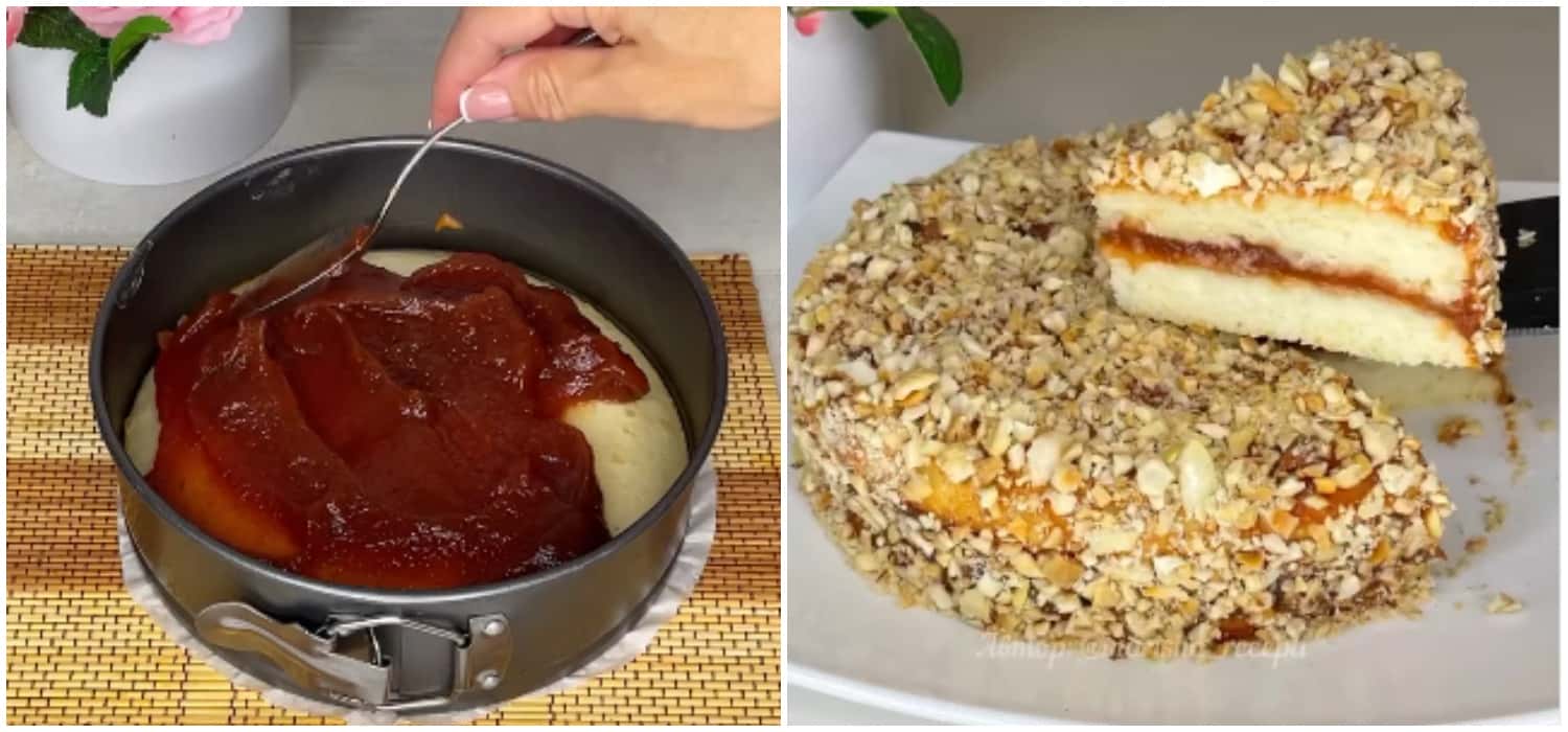 Ніжний пиріг з варенням: проста та швидка випічка до чаю із доступних інгредієнтів