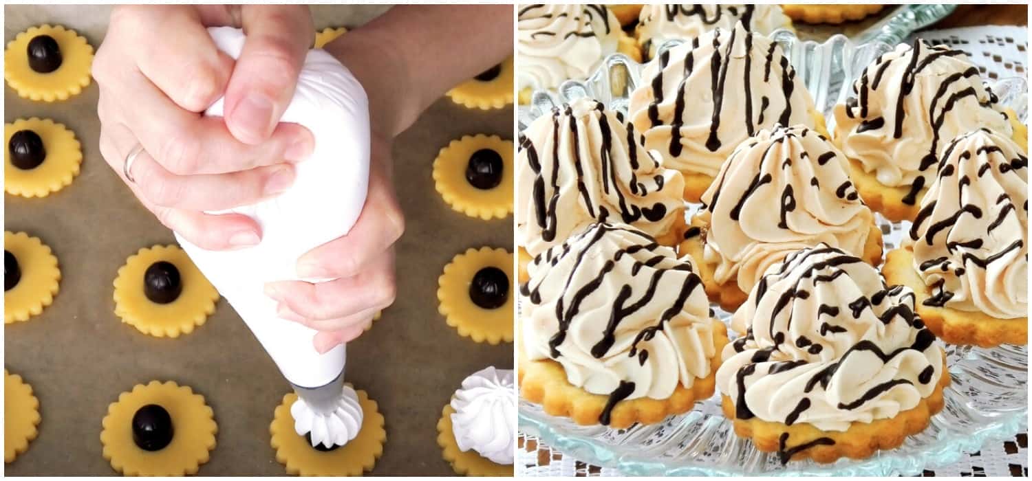 Розкішне домашнє печиво "Мрія" з сюрпризом: дуже смачне, красиве, таке тістечко подаю до чаю або до святкового столу