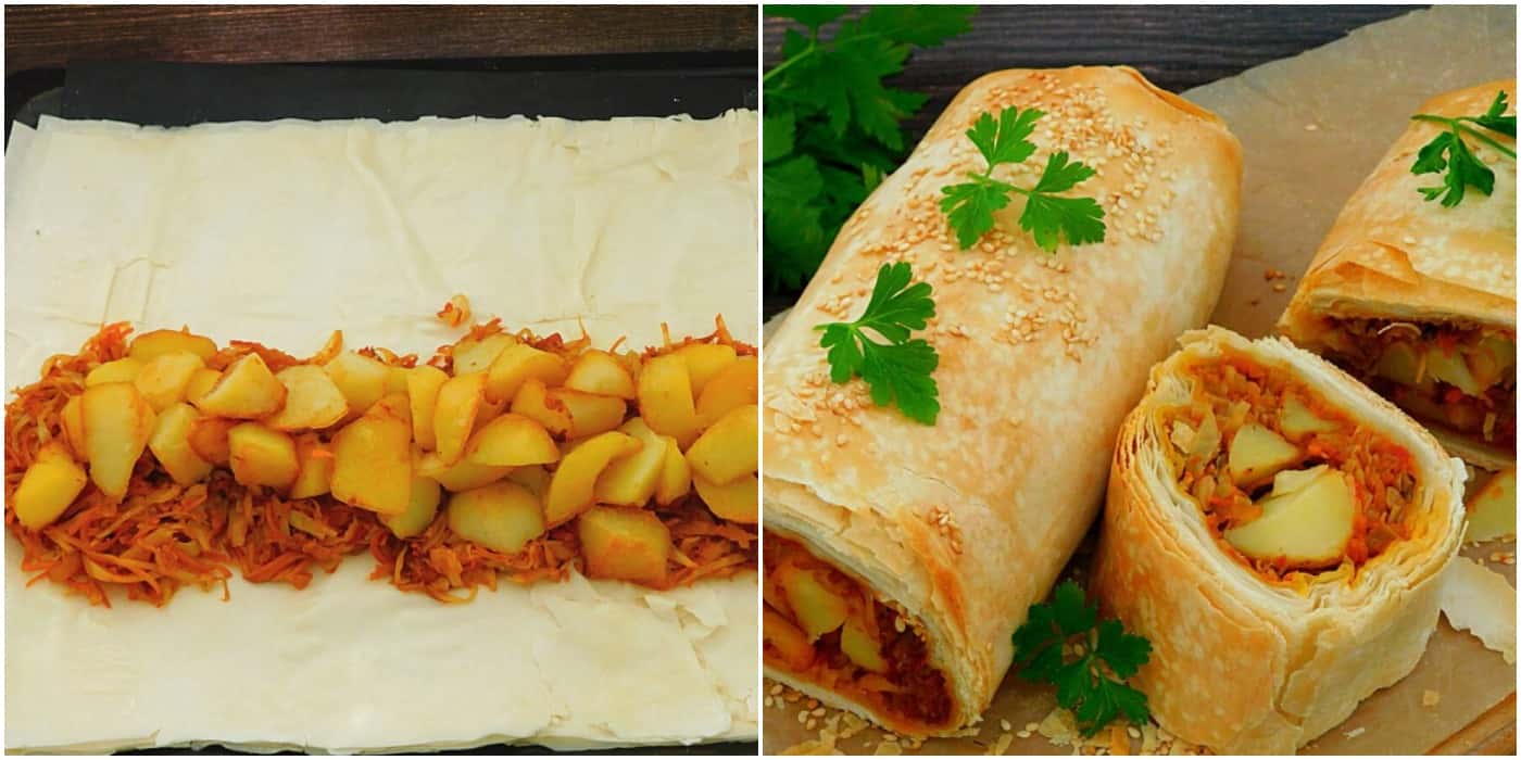 Німецький штрудель з соковитою капустяною начинкою: таку закуску ви ще точно не пробували, а даремно - це дуже смачно