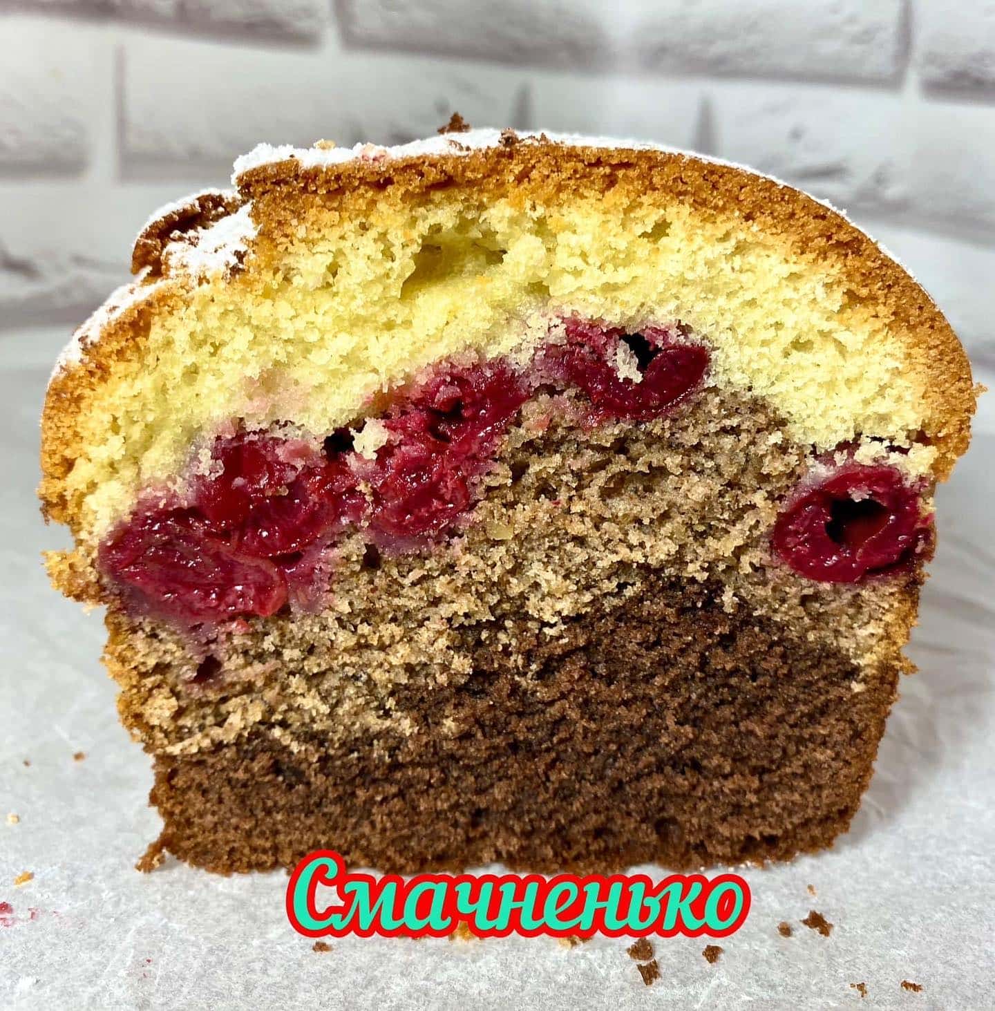 Кекс "Три бажання" - дуже смачний та ароматний кекс з вишнею, горішками та какао (рецепт від української господині)