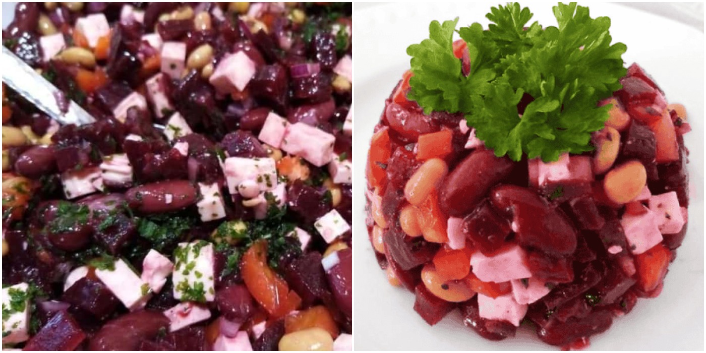 Салат з червоного бурячка і квасолі: корисний, дуже смачний і простий у приготуванні салатик на будь-який стіл
