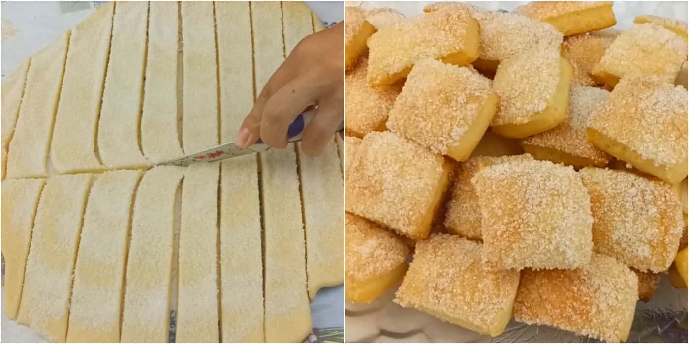 Швидке печиво на сметані - хрумке, шарувате, ніжне та дуже смачне: готується воно на раз-два