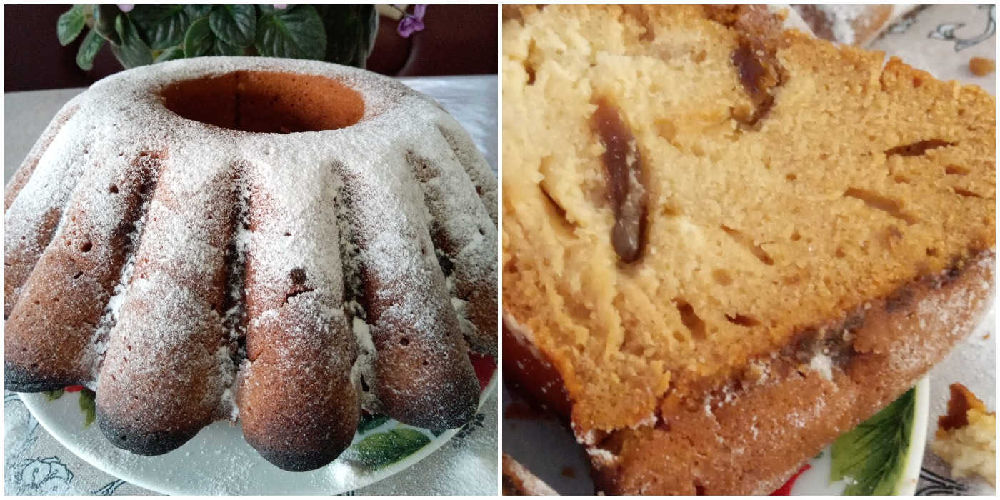 Пісний медовий кекс з родзинками - цей кекс без яєць та молочної продукції, легко готується, та не потребує використання міксера