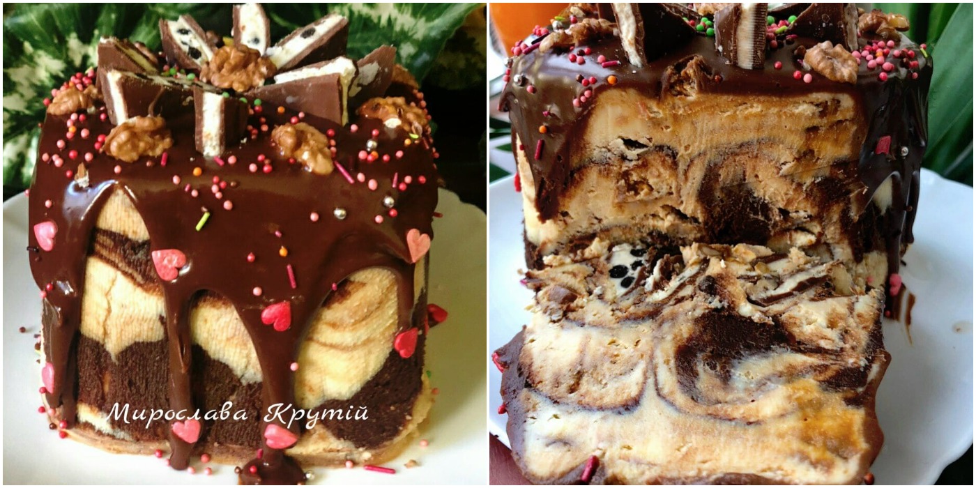 Мармурова паска "Снікерс" без випікання: перевірений рецепт від відомої української господині