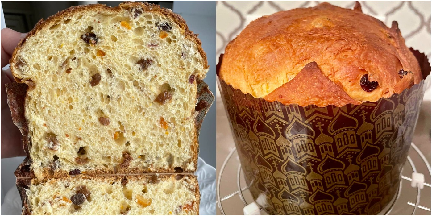 "Панеттоне" за рецептом української господині: це найкращий панеттоне із швидких та безпроблемних рецептів - волокнистий, вологий та дуже ароматний