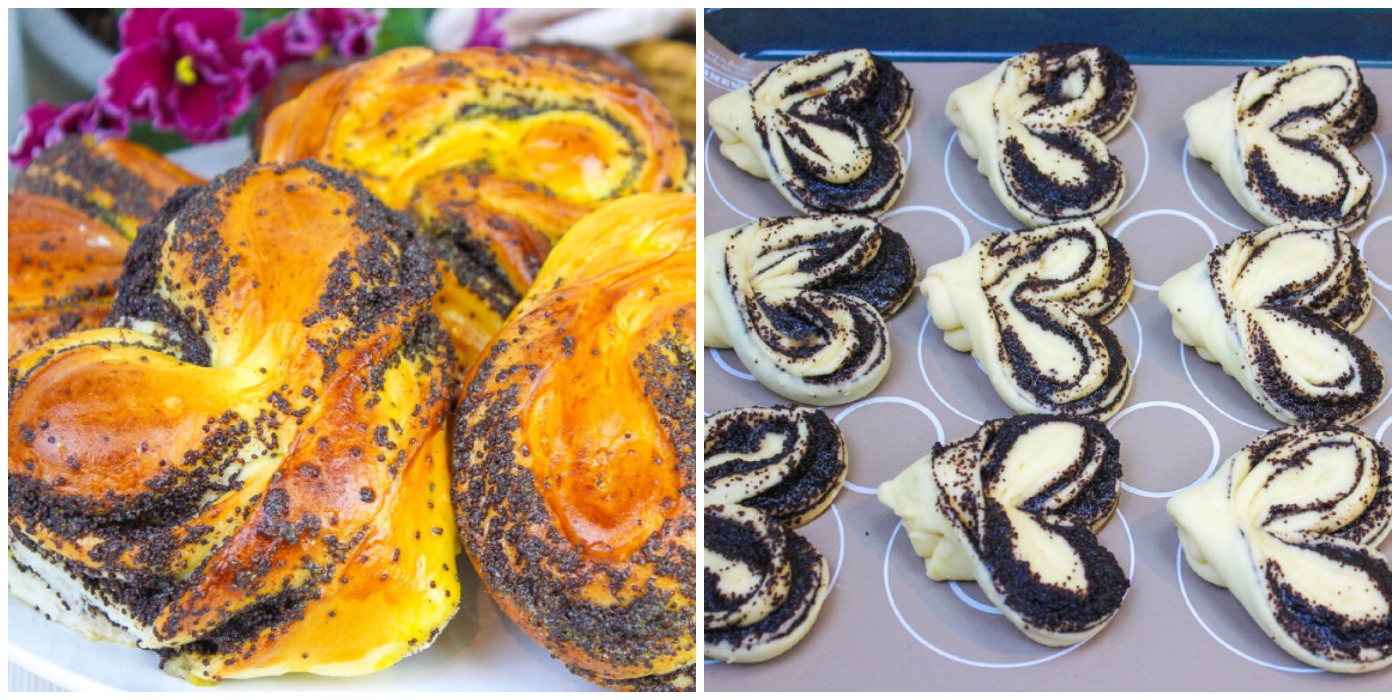 Найсмачніші повітряні плюшки з маком - здобні в міру солодкі та багато смачної макової начинки