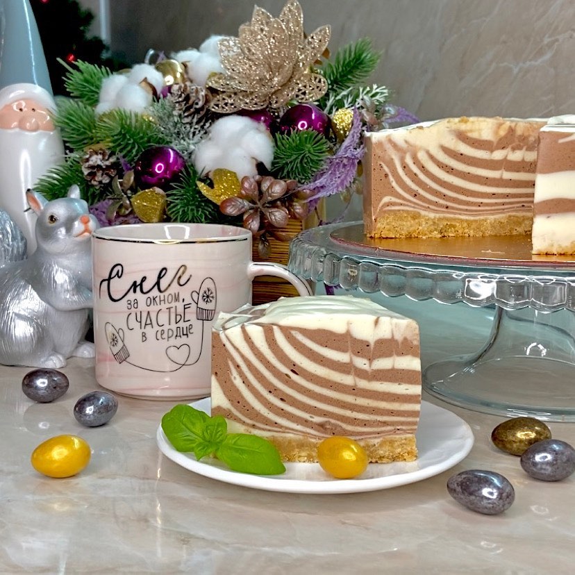 Швидко і БЕЗ випічки! Справжній літній десерт! Дуже смачний торт зі смаком морозива "Зебра"