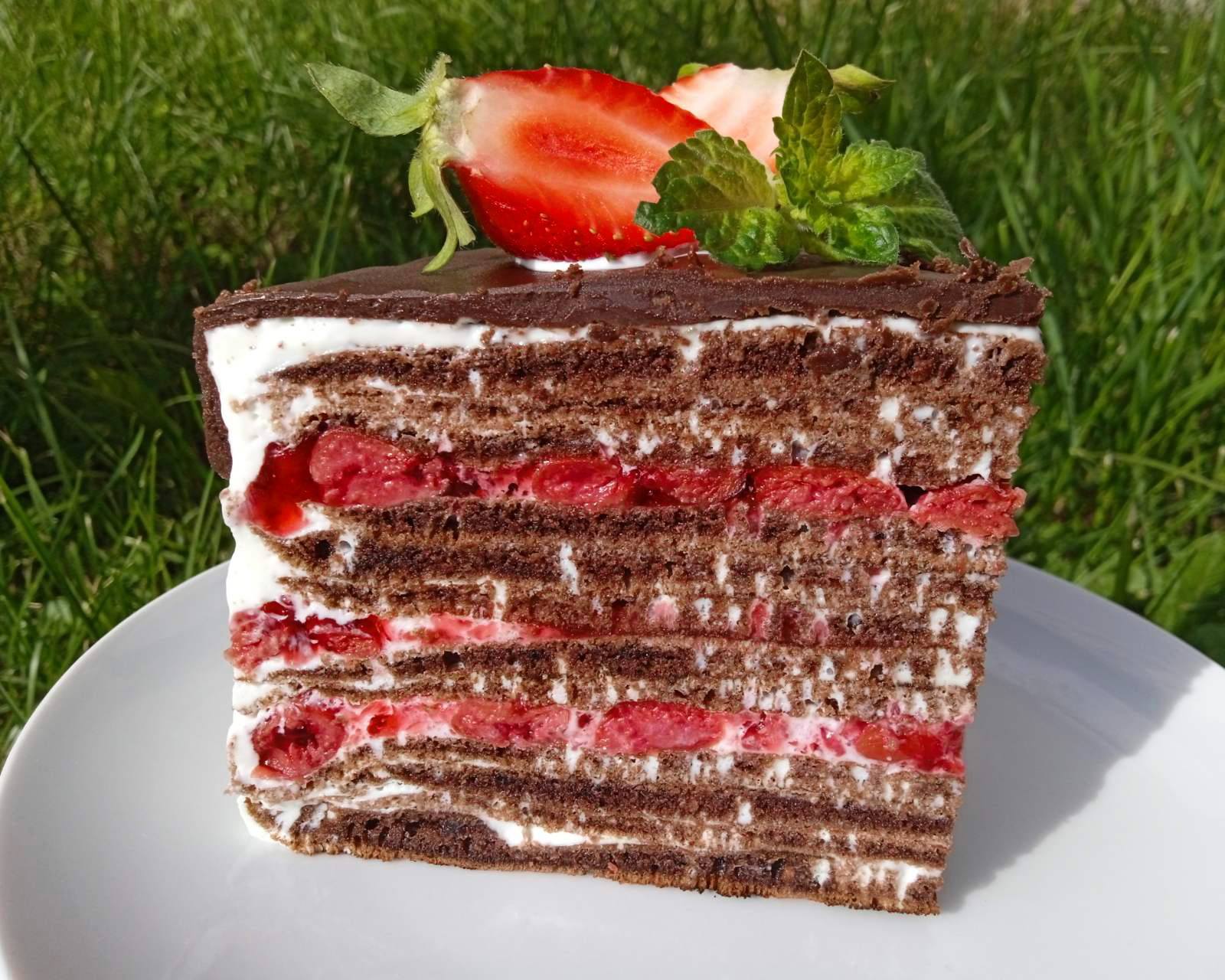 Шоколадний торт на сковороді з вишнями. Чудовий, перевірений рецепт від прекрасної господині