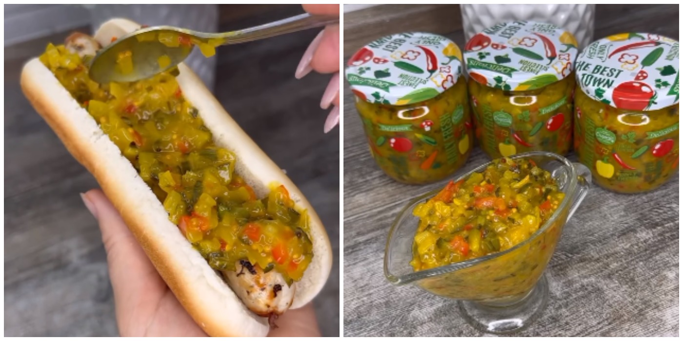 Такого Ви ще точно не пробували! Огірково-гірчичний соус "Реліш". Виходить кисло-солодкий з легкою ноткою пікантності