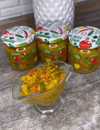 Такого Ви ще точно не пробували! Огірково-гірчичний соус "Реліш". Виходить кисло-солодкий з легкою ноткою пікантності