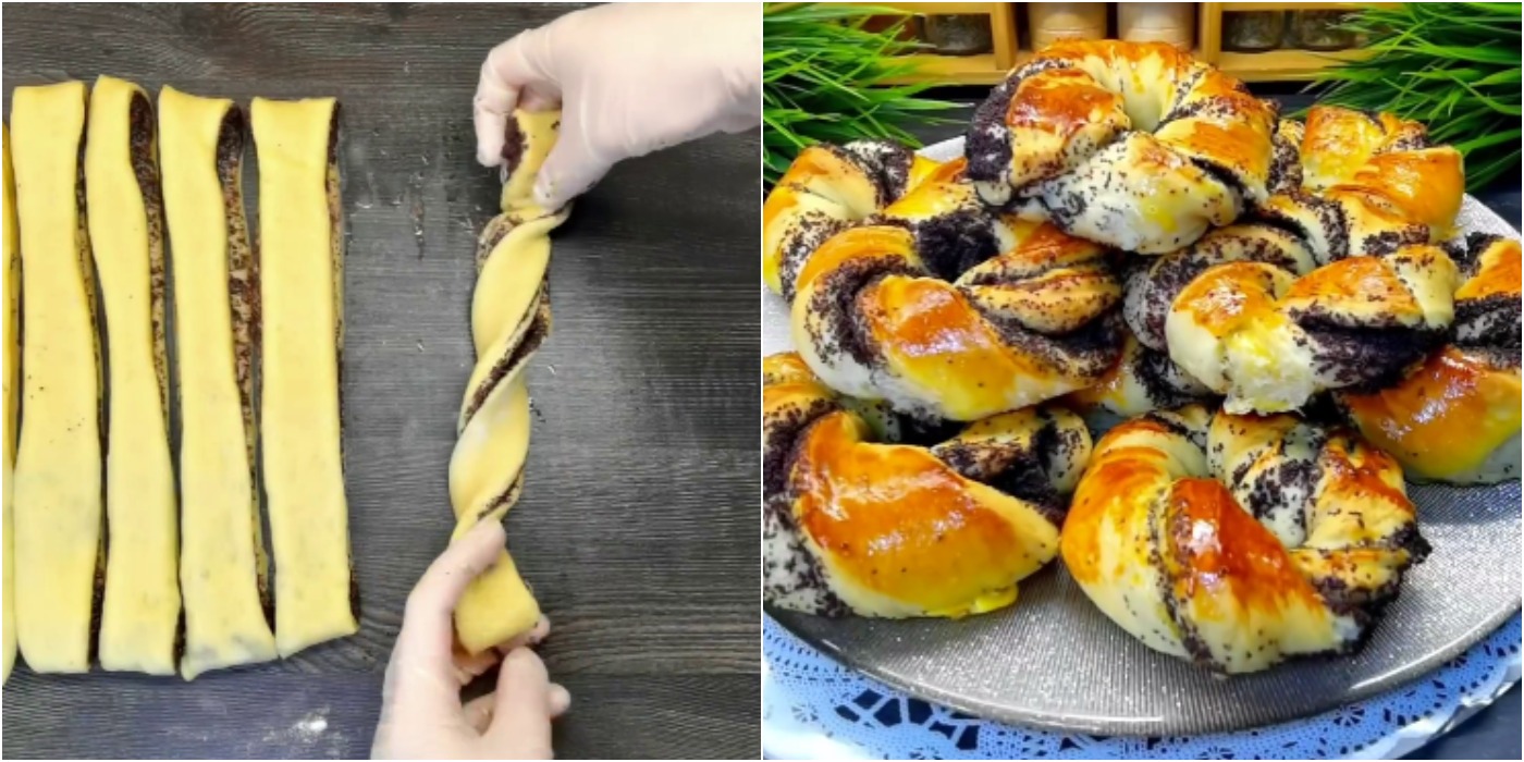 Булочки з маком, як пух - неймовірно смачні та повітряні. Такі булочки робила моя бабуся