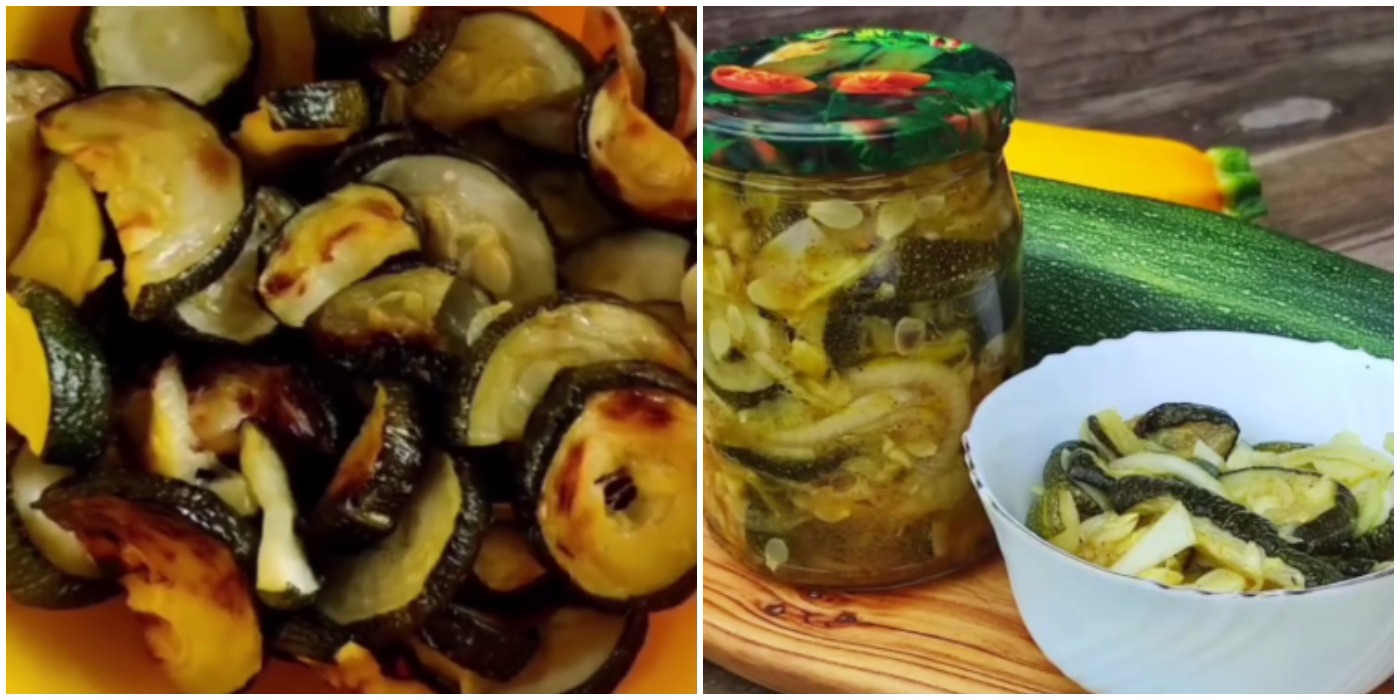 Кабачки (баклажани), як шашличок на зиму: виходить смачна та незвичайна овочева закуска