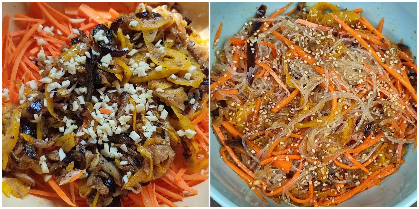 Фунчоза з овочами по-корейськи - гостра, пікантна закуска до будь-якого літнього застілля