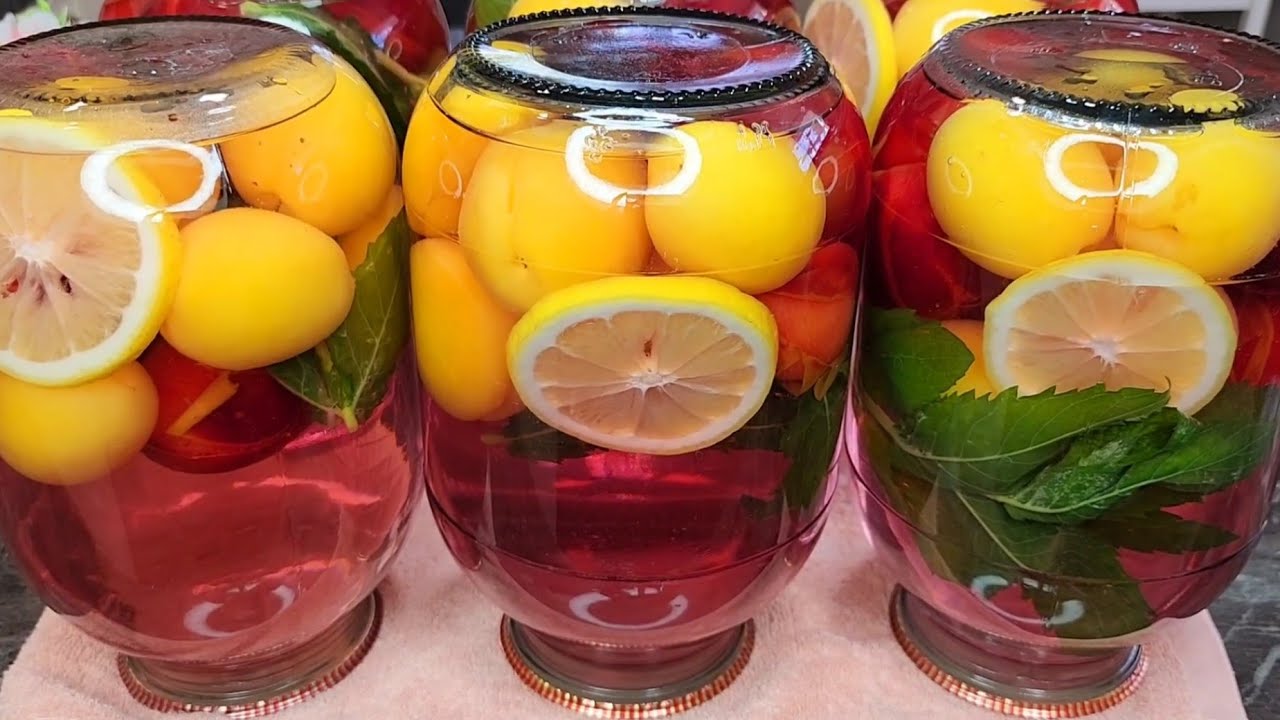 Неймовірний компот МОХІТО на зиму! Робіть побільше! Найсмачніша абрикосова фанта в домашніх умовах