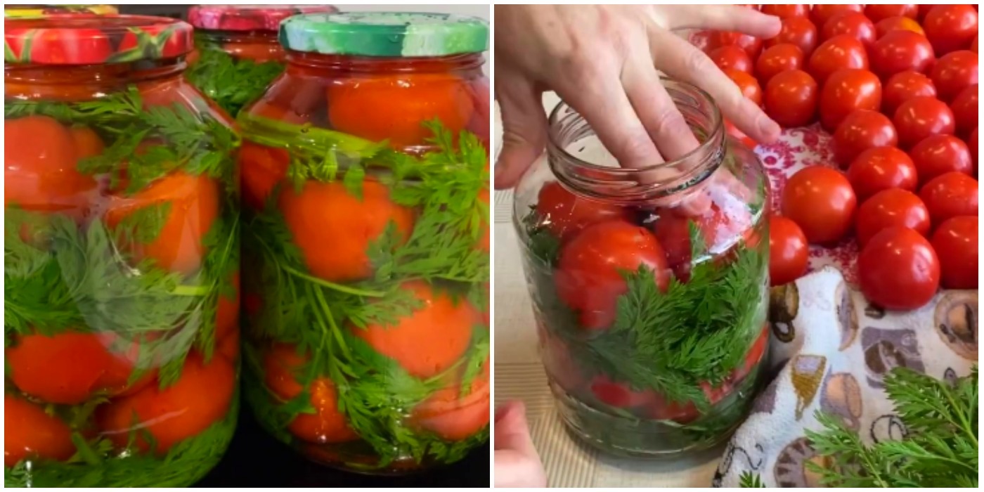 Смачніших я ще не їла! Ці помідори на зиму роблю вже понад 15 років (БЕЗ спецій і розсіл випивається до краплі)