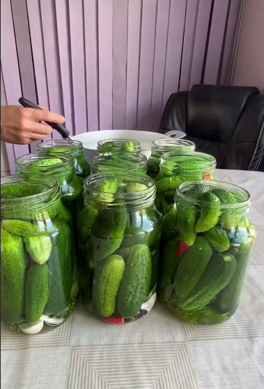 Таких огірків в моїм підвалі найбільше! Найсмачніші, хрусткі огірочки на зиму в томатній заливці