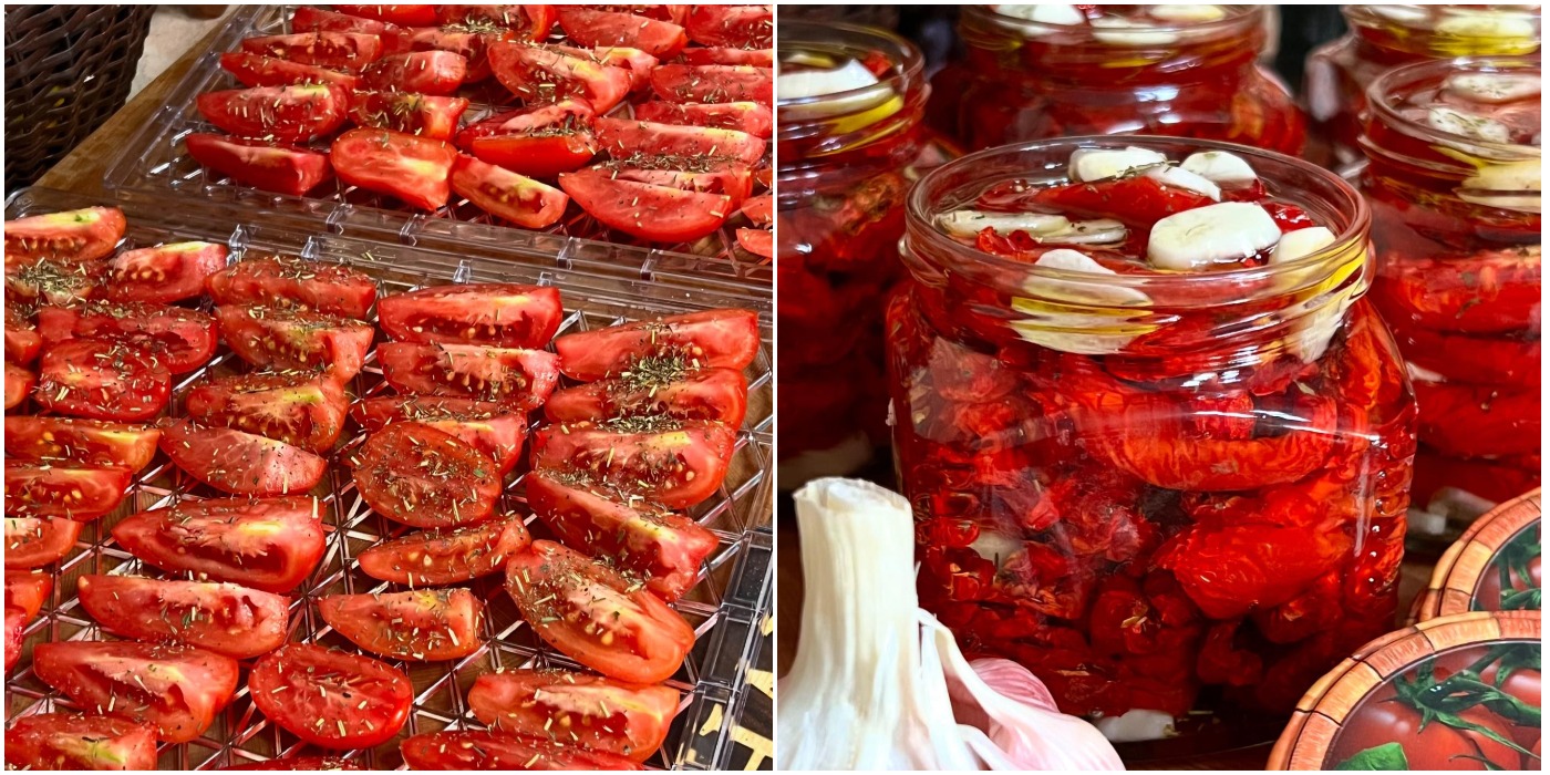 Показую, як я готую в'ялені томати на зиму - це дуже смачно, тому щиро рекомендую!