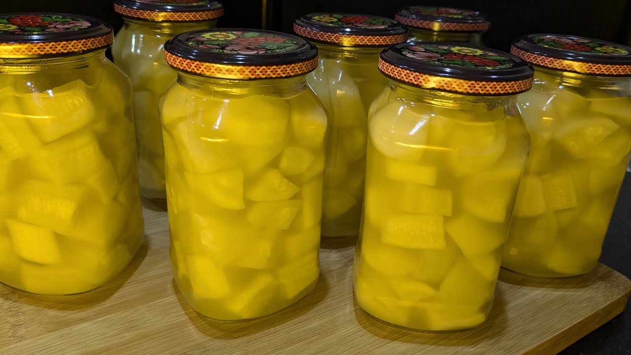 Ананаси більше не купую! Кабачки, як ананаси на зиму! Їх не відрізнити за смаком!