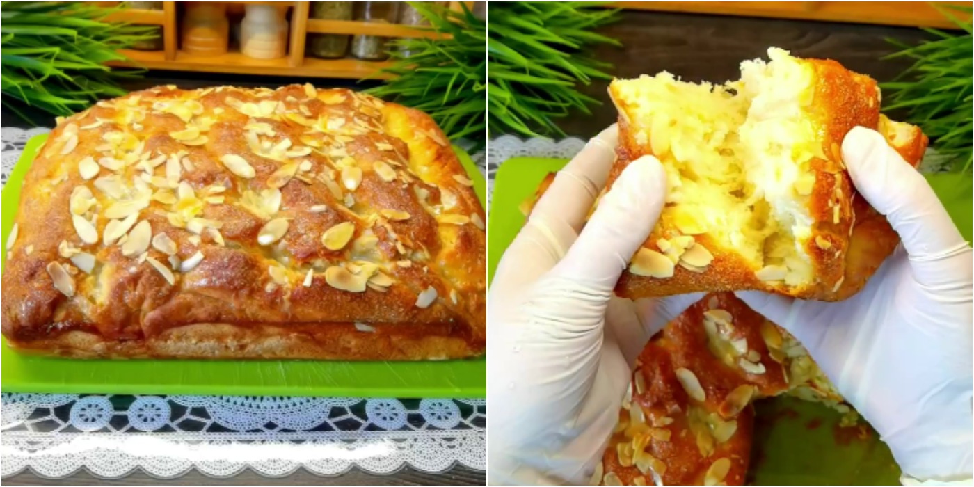 Той самий цукровий пиріг на дріжджах з мого дитинства - ніжний та дуже смачний, печу на швидку руку!