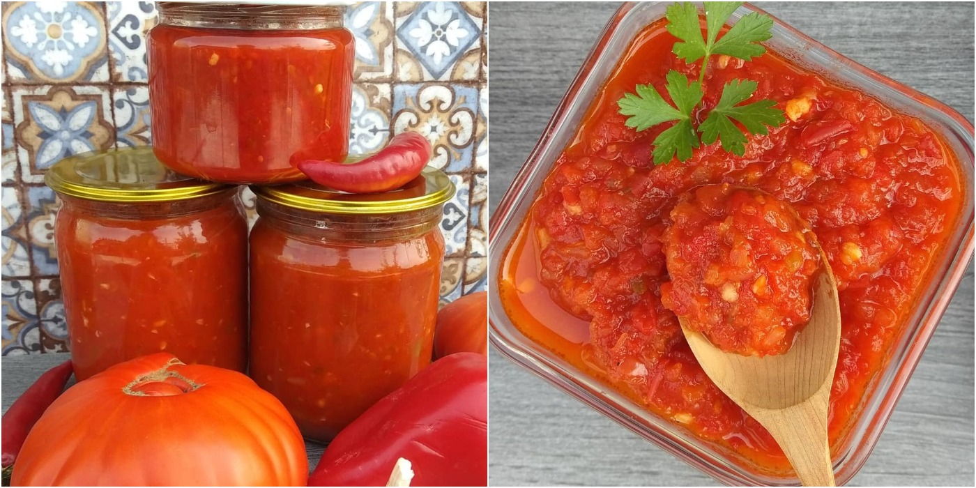 В магазині такого не купиш! Найсмачніший томатний соус "Айвар" на зиму - відмінний до м'яса і не тільки!
