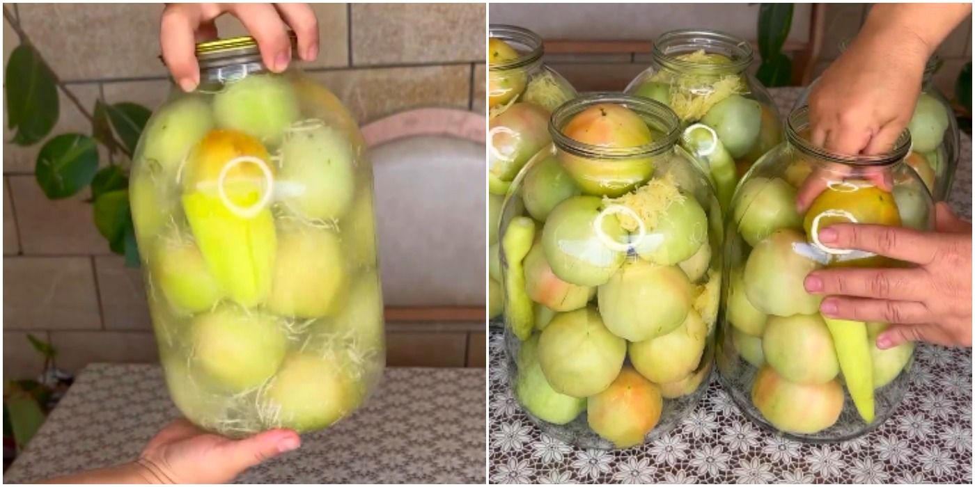 Сказати, що вони смачні - не сказати нічого! Дуже смачні, хрусткі мариновані зелені помідори! Хтось їх називає "Сніжинки", але ми їх називаємо "Часникові"