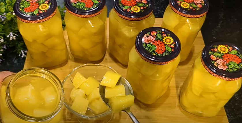 Ананаси більше не купую! Кабачки, як ананаси на зиму! Їх не відрізнити за смаком!