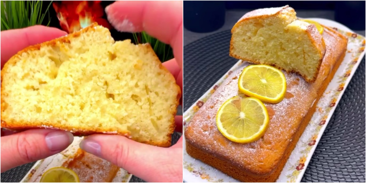 Беру 1 яйце і готую БЕЗ міксера! Ніжний лимонний пиріг на швидку руку! Смачний та бюджетний рецепт.